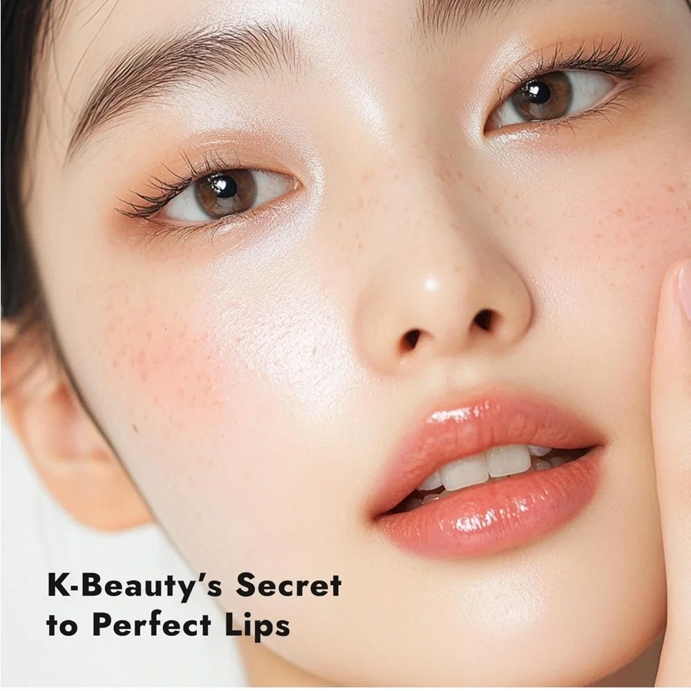 K-Beauty Epielle Lip Glow Oil Lip Sugar Scrub Cherry Lip Kit